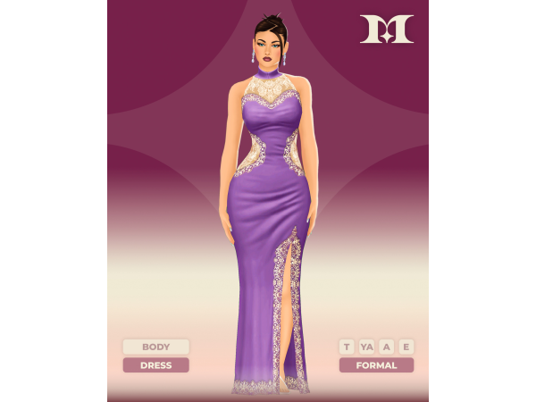 Maxis Match Sovereign Gown by milliancc - The Sims 4 Custom Content