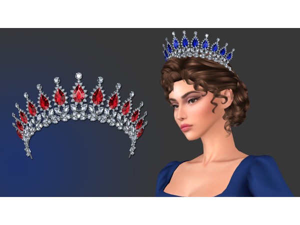 Alpha QUEENS TIARA - The Sims 4 Custom Content