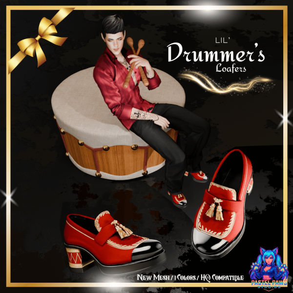 Alpha Lil' Drummer Loafers by simsfinds - The Sims 4 Custom Content