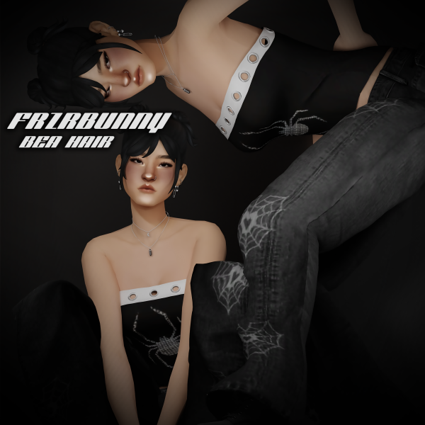 Maxis Match Bea Hair by simsfinds - The Sims 4 Custom Content