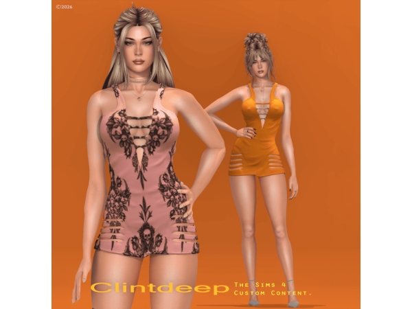 Alpha Clintdeep Evelyn Outfit - The Sims 4 Custom Content