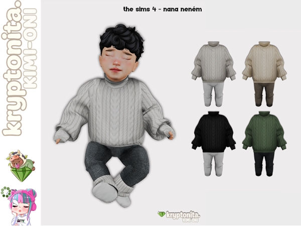 Maxis Match Nana neném iNFANT - The Sims 4 Custom Content