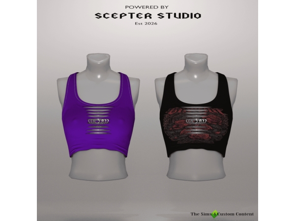 Sims 4 Luna C-top by Scepter