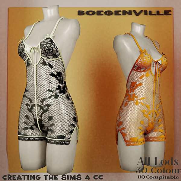 Alpha Boe_Octaria Jumpuit Lace by boegenville - The Sims 4 Custom Content