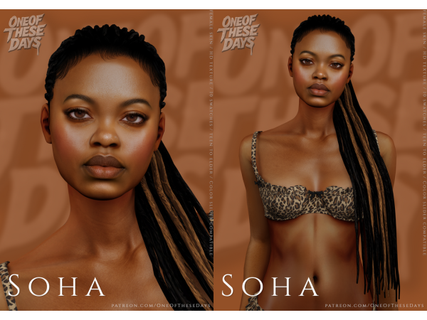 Alpha Soha SKIN SKINOVERLAY eyeshadowblushlipstick tray files - The Sims 4 Custom Content