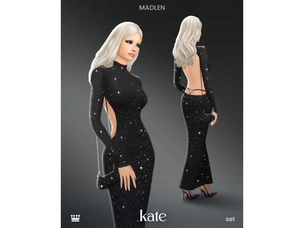 Maxis Match Kate Set by madlen - The Sims 4 Custom Content