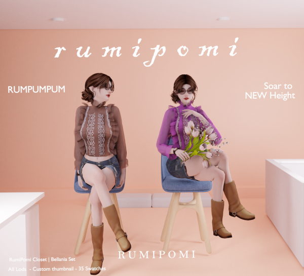 Alpha Rumpumpum_Bellania Sets by rumi_pomi - The Sims 4 Custom Content