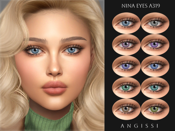 Sims 4 Nina Eyes A319 by ANGISSI