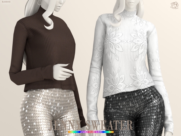 Mix Jenny Sweater Brsims - The Sims 4 Custom Content