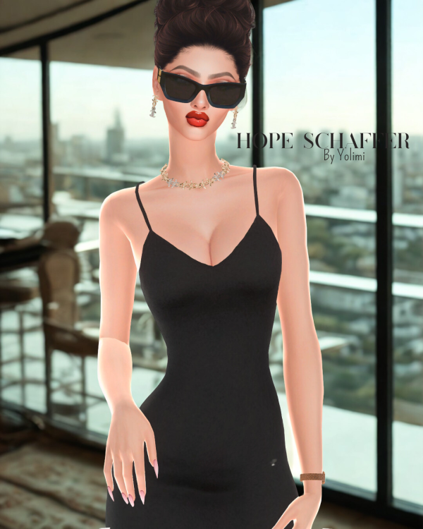 Alpha Old Money Beauty Luxury Socialite Sim High Fashion Look by yolimi - The Sims 4 Custom Content