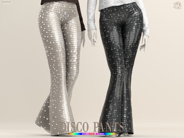 Mix Disco Pants Brsims - The Sims 4 Custom Content