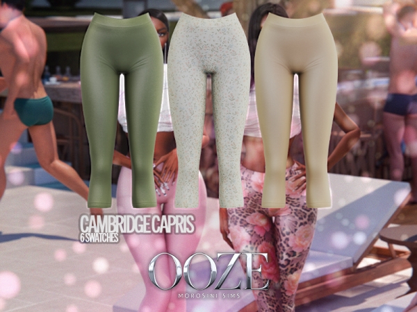 Alpha OOZE Cambridge Capris (Standard Version) - The Sims 4 Custom Content