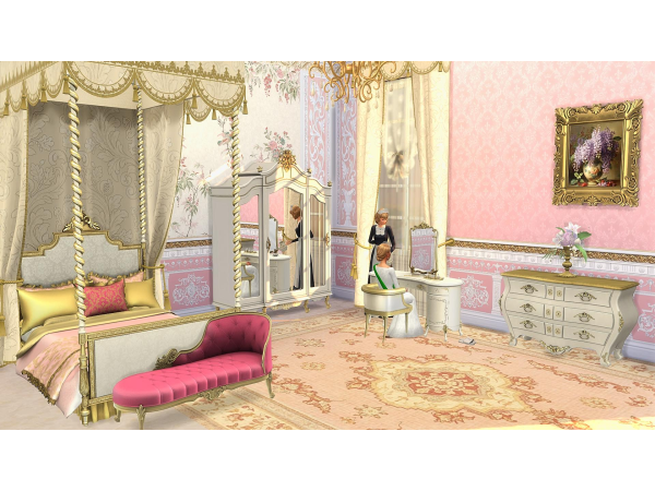 Alpha ROYAL BEDROOM PART 2 - The Sims 4 Custom Content