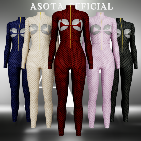 Alpha [ASOTA OFFICIAL] Nilla Outfit by asotaofficial - The Sims 4 Custom Content