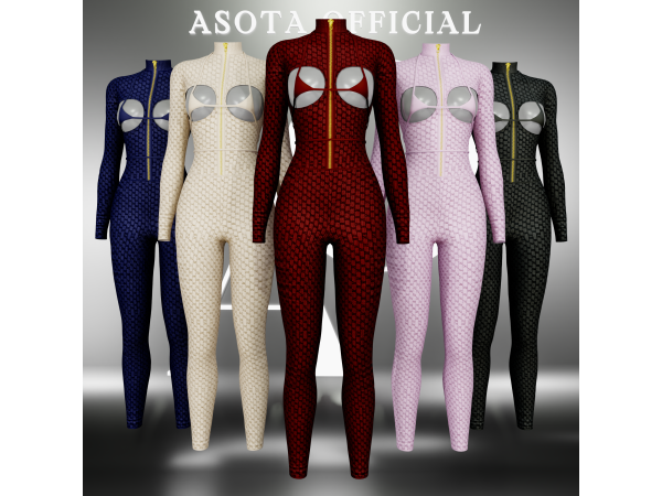 Alpha [ASOTA OFFICIAL] Nilla Outfit - The Sims 4 Custom Content