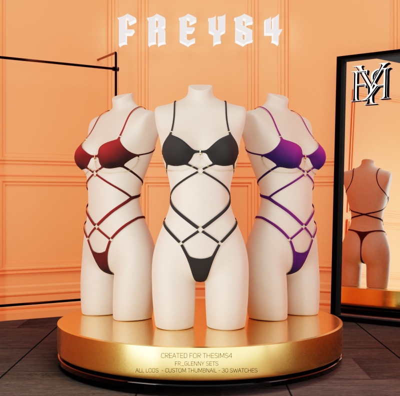 Alpha FR_Glenny Sets by freys4 - The Sims 4 Custom Content