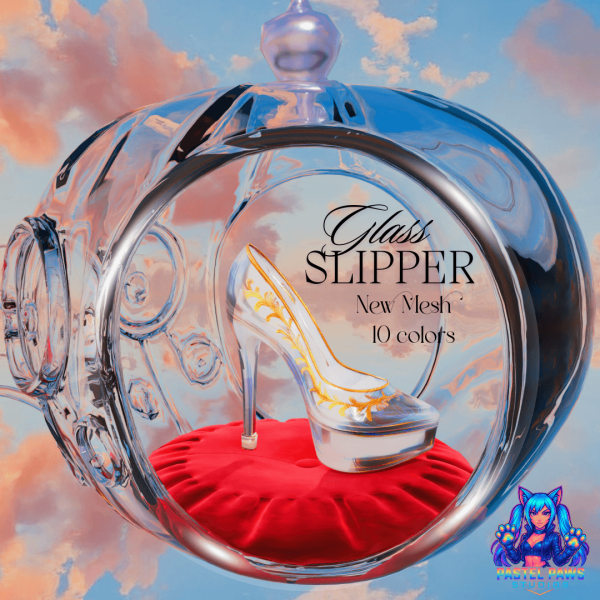 Alpha Glass Slippers by simsfinds - The Sims 4 Custom Content