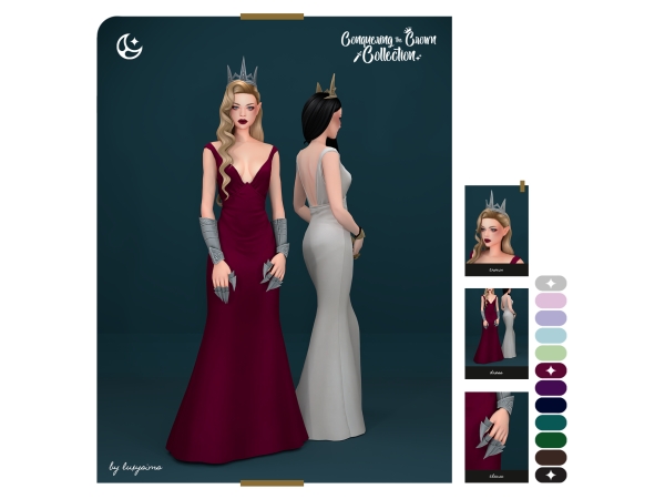 Maxis Match Crown Dress Claws Conquering the Crown Collection - The Sims 4 Custom Content