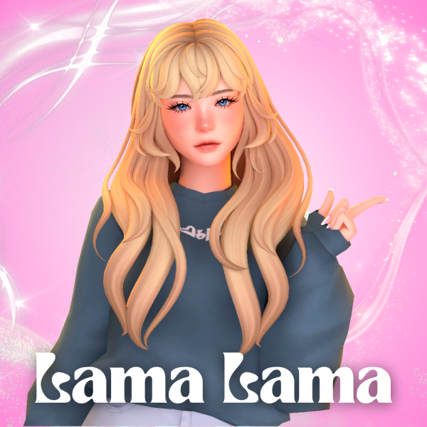 Maxis Match Hair Maxene by simsfinds - The Sims 4 Custom Content