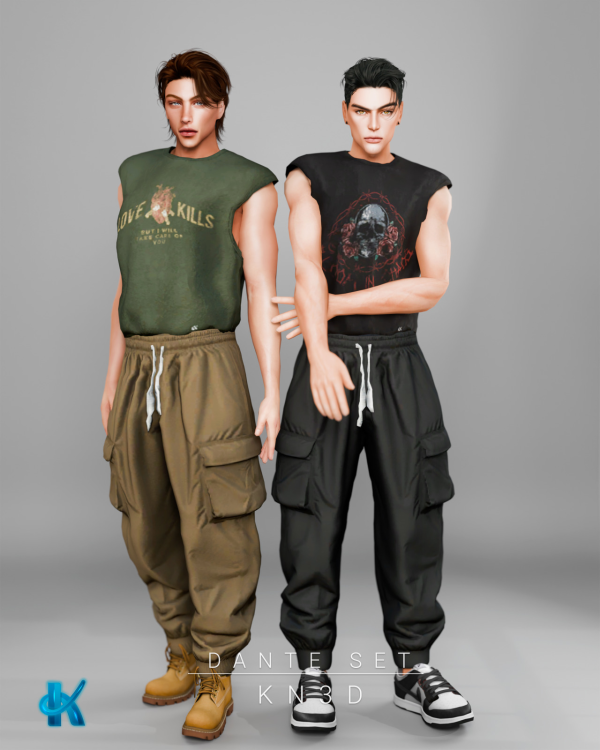 Alpha DANTE SET by simsfinds - The Sims 4 Custom Content