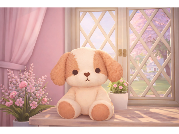 Mix Weighted Puppy Plush by melunn - The Sims 4 Custom Content