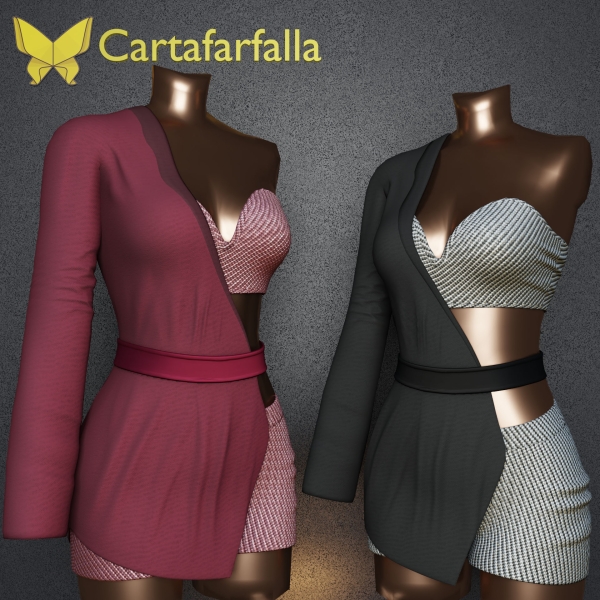 Alpha Cartafarfalla Veloria by cartafarfalla - The Sims 4 Custom Content