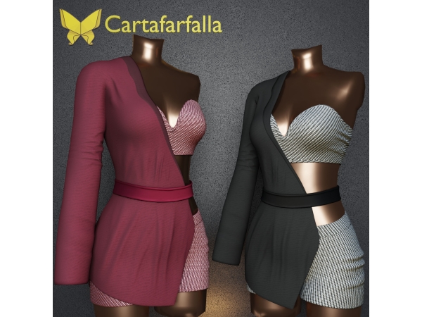 Alpha Cartafarfalla Veloria - The Sims 4 Custom Content