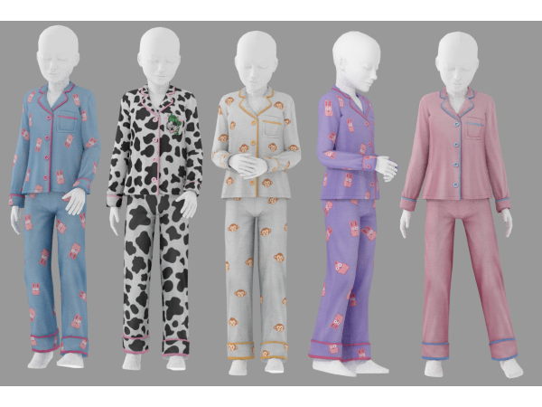 Maxis Match Maxis Match Pj for Kids simmer by vintage - The Sims 4 custom content