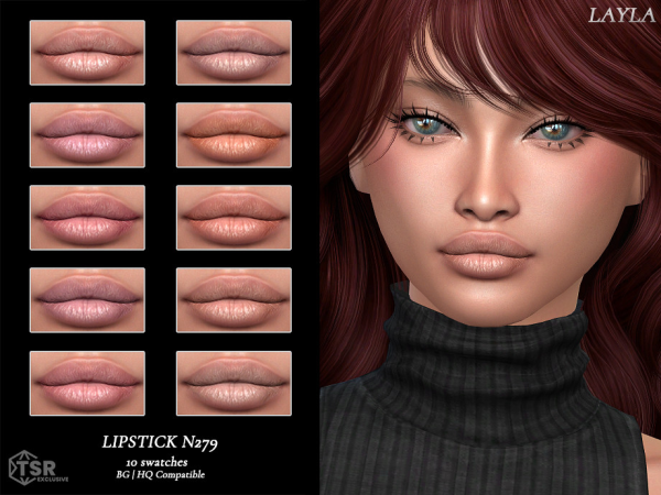 Sims 4 tsr - Matte Lipstick N279