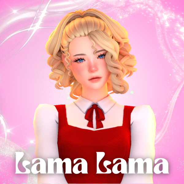 Maxis Match Hair Brenna by simsfinds - The Sims 4 Custom Content