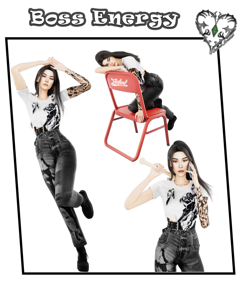 Mix Boss Energy by simmer_creator - The Sims 4 Custom Content