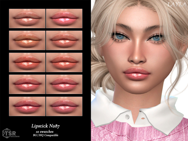 Alpha tsr Glossy Lipstick N287 - The Sims 4 Custom Content