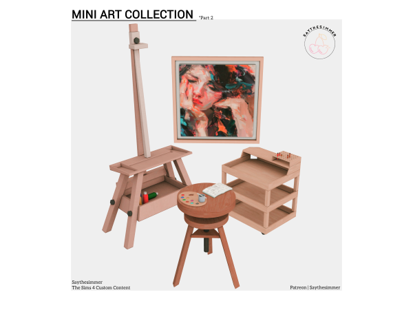 Maxis Match MINI ART Part 2 by SAY24 - The Sims 4 Custom Content