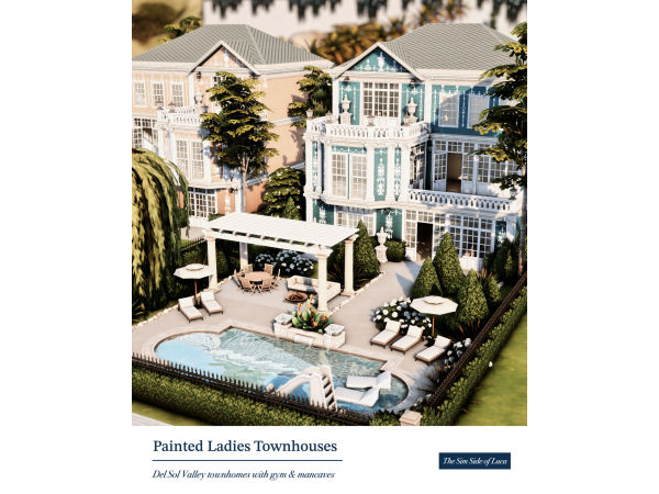 Painted Ladies Townhouses | Del Sol Valley by thesimsideofluca