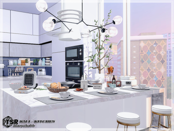 Mix KM Kitchen - The Sims 4 Custom Content