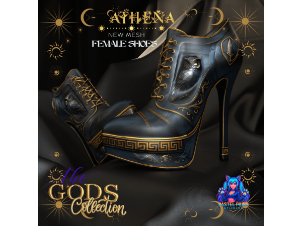 Alpha Athena (Boots) by PastelPaws - The Sims 4 Custom Content