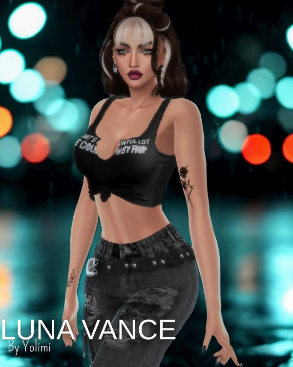 Alpha Luna Vance by Yolimi - The Sims 4 custom content