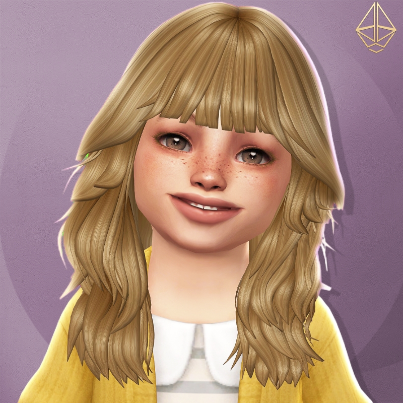 Maxis Match Maeve maxis match toddler hairstyle by aurum - The Sims 4 Custom Content