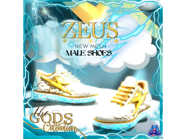 Alpha Zeus Sneakers by PastelPaws - The Sims 4 Custom Content