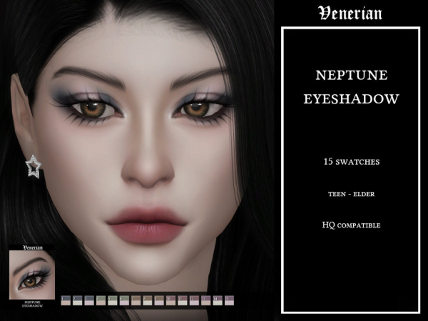 Mix Neptune Eyeshadow by Venerian - The Sims 4 Custom Content