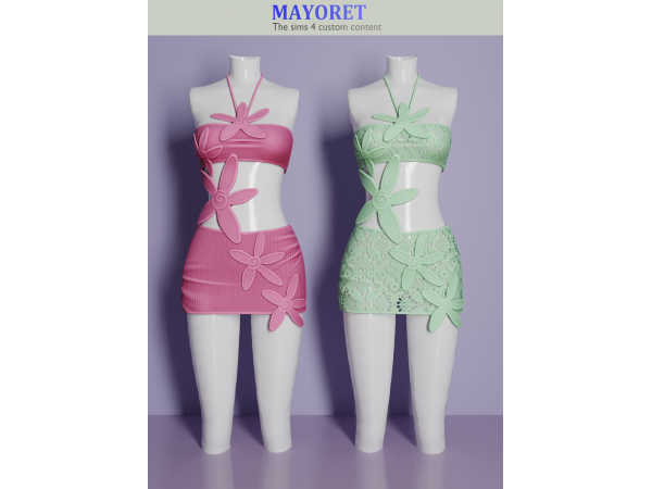 Alpha Mayoret Keina Set - The Sims 4 Custom Content
