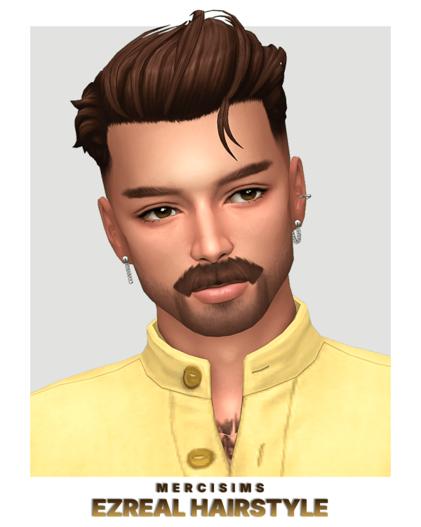 Maxis Match Ezreal Hairstyle by Mercisims - The Sims 4 Custom Content