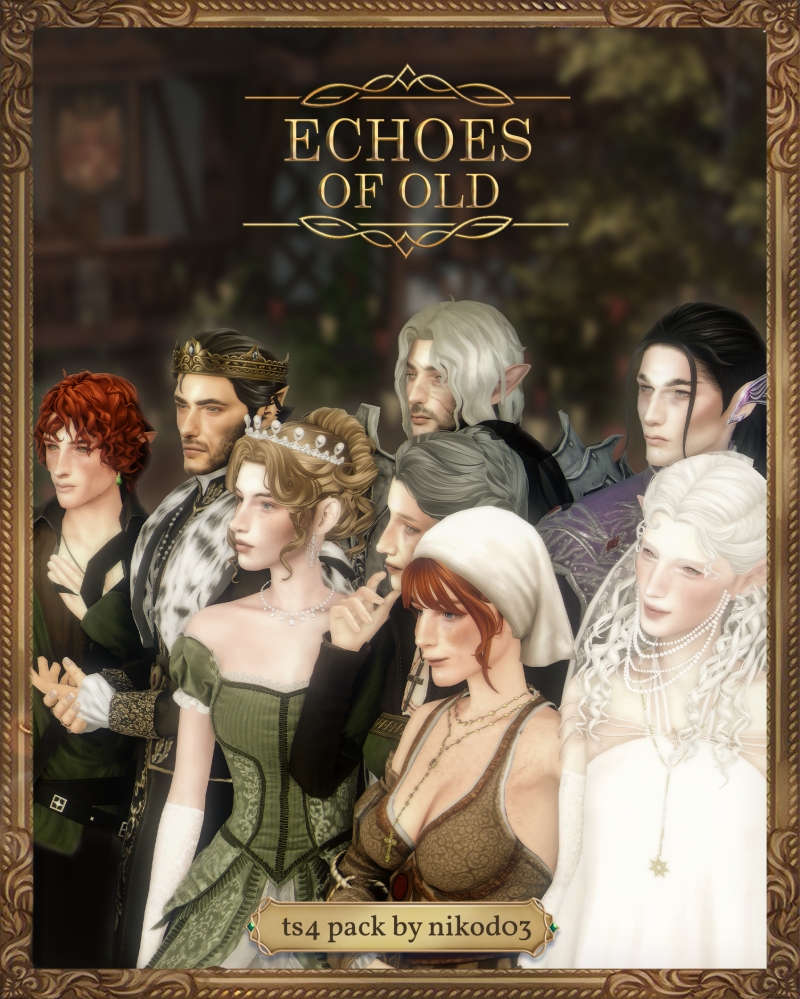 Mix medieval pack by nikod03 - The Sims 4 Custom Content