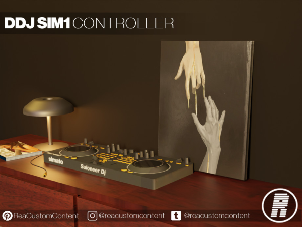 Mix DDJ SIM1 Controller by ReaCC - The Sims 4 Custom Content