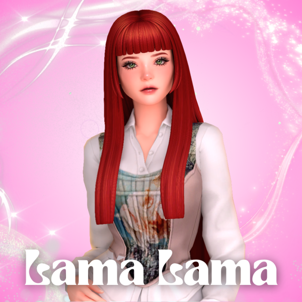 Maxis Match Hair Leola by simsfinds - The Sims 4 Custom Content