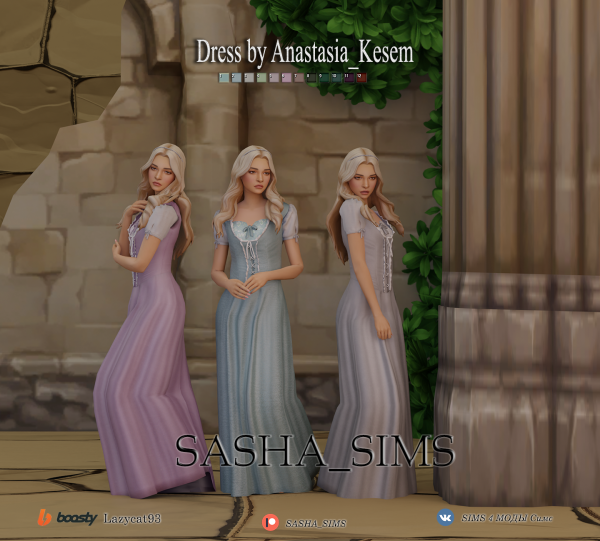 Maxis Match Dress by simsfinds - The Sims 4 Custom Content
