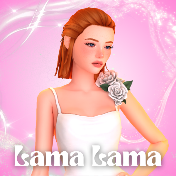 Maxis Match Hair Mona by simsfinds - The Sims 4 Custom Content