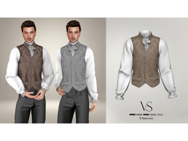 Alpha THE KING SET TOP - The Sims 4 Custom Content