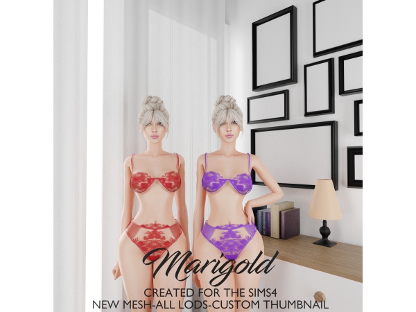 Alpha ALORA LINGERI - The Sims 4 Custom Content