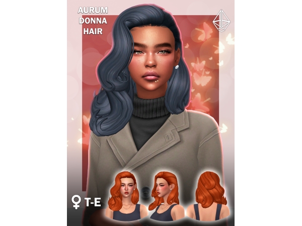 Maxis Match Donna maxis match retro hair - The Sims 4 Custom Content